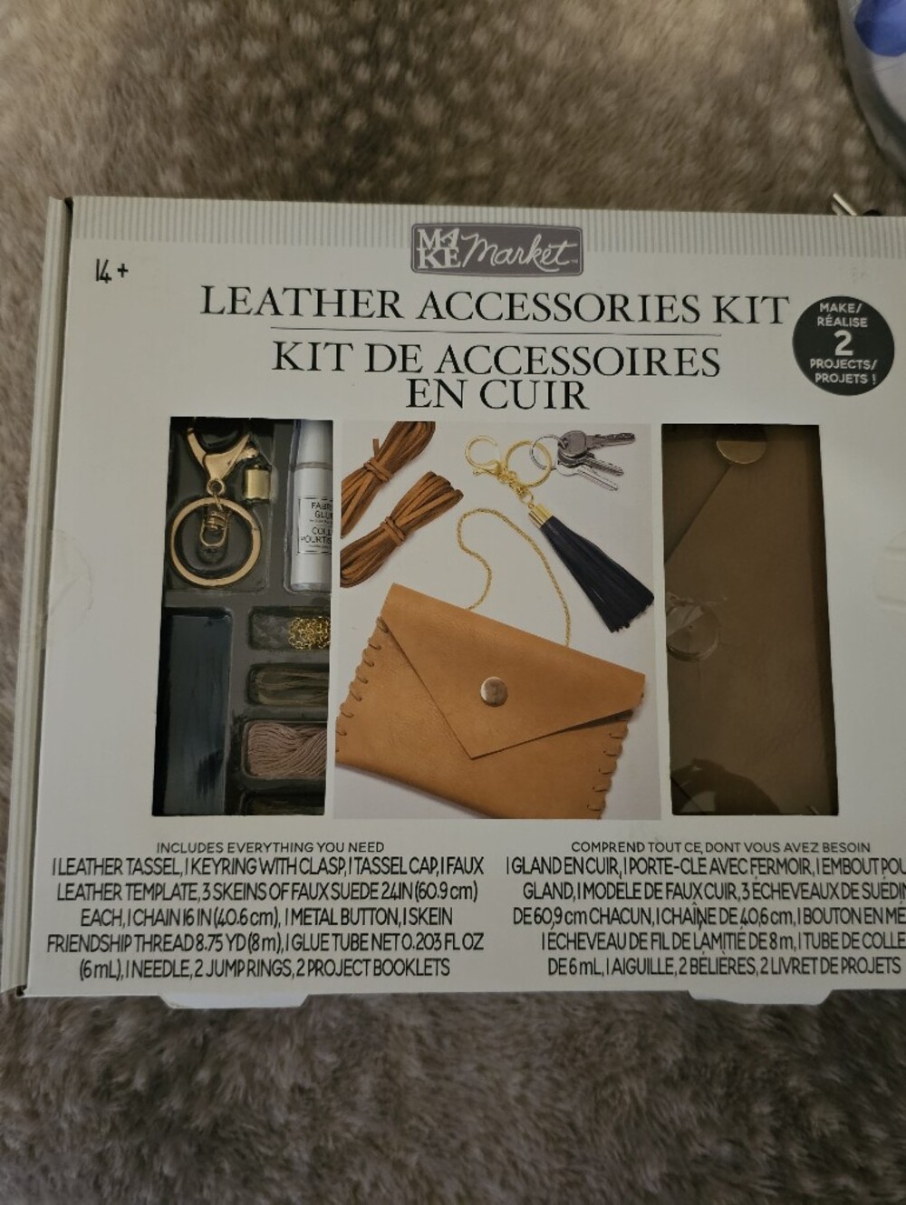 Makers Market Leather Accessories Kit - Tan & Black Accents